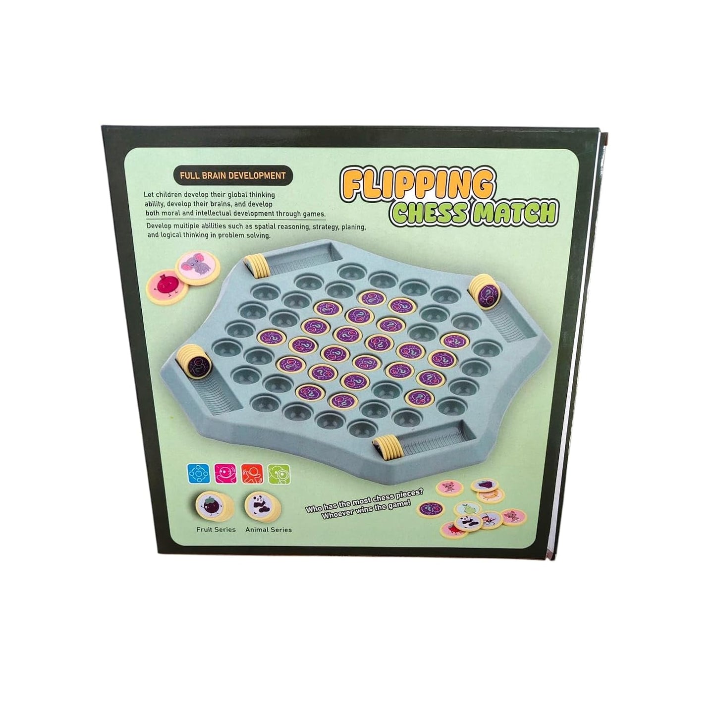 Flipping Chess Match Educational Board Game