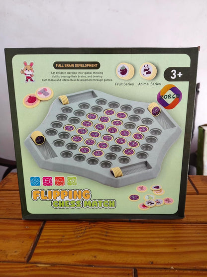 Flipping Chess Match Educational Board Game