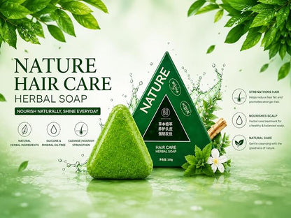 Natural Herbal Hair Care Soap (Pack of 3)