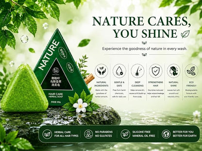 Natural Herbal Hair Care Soap (Pack of 3)