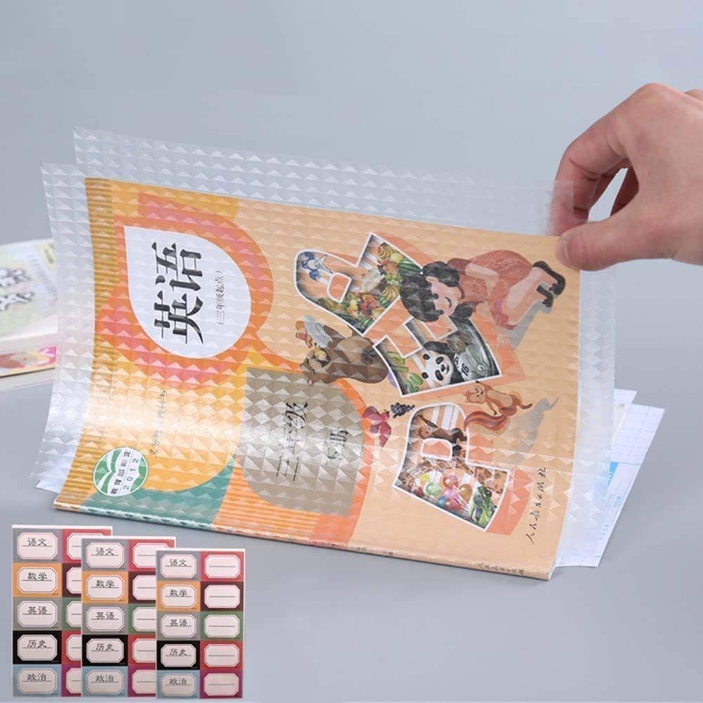 Waterproof Plastic Clear Paper Sticker Book Cover Film for Textbooks