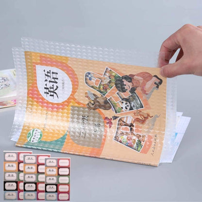 Waterproof Plastic Clear Paper Sticker Book Cover Film for Textbooks