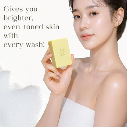 Seoulskin Kojic Rice Water Brightening Soap (Pack Of 3)